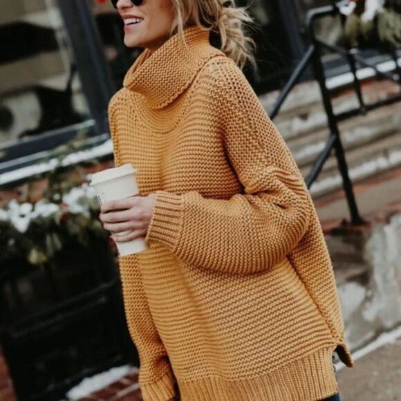 New Turtleneck Chunky Sweater - Picture 3 of 6